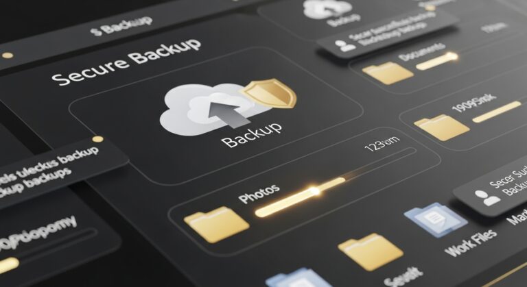 عمل نسخ احتياطي دوري