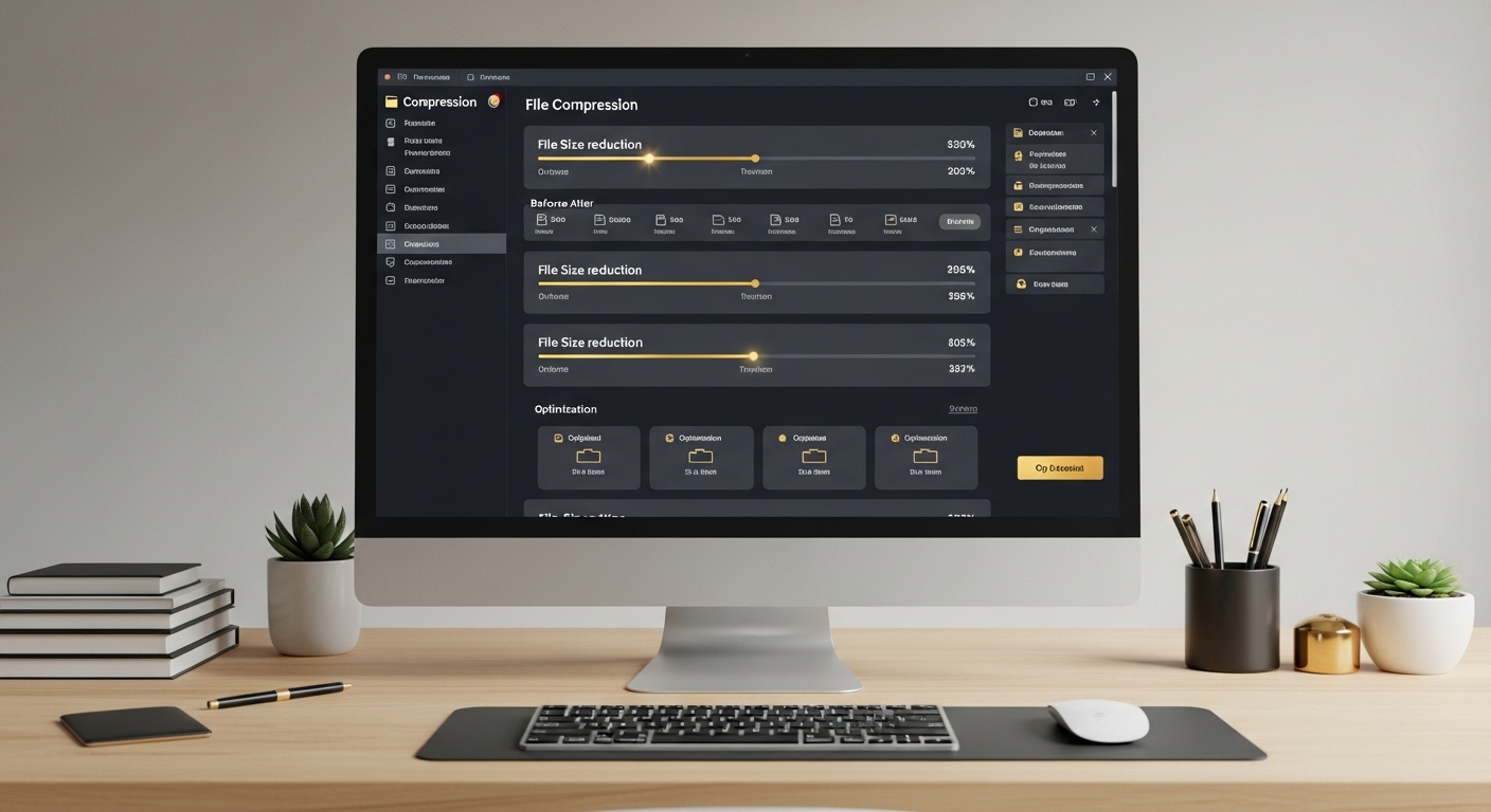 ضغط الصور والملفات